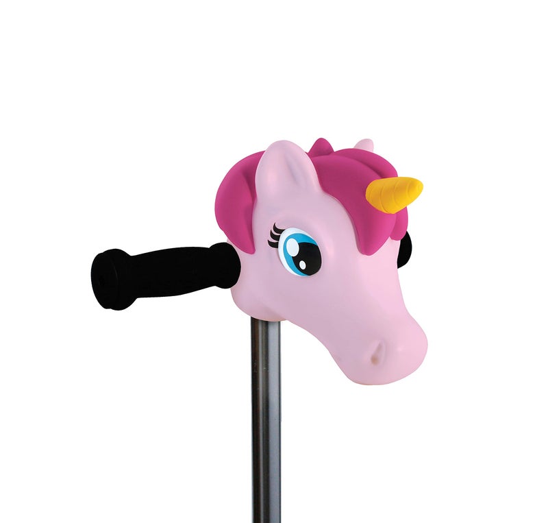 Scootaheadz - Unicorn for Scooter - Micro Kickboard Accessories - Unicorn Head for Children and Toddler Ages 3 and Up - Gift for Girls - Tool Free Installation - Pink Scooter Buddy - Image 1